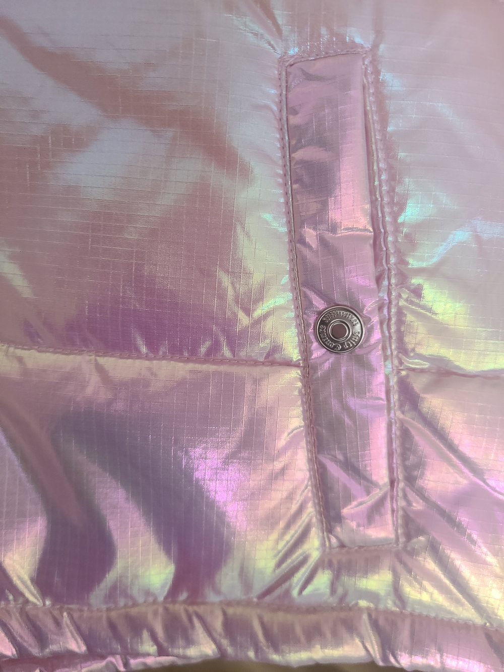 Iridescent Pink Puffer Vest Juicy Couture - Picture 5 of 5